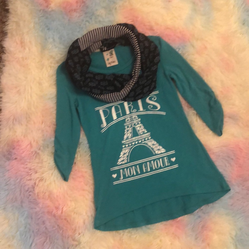 🛍 Lily Bleu Top with Scarf